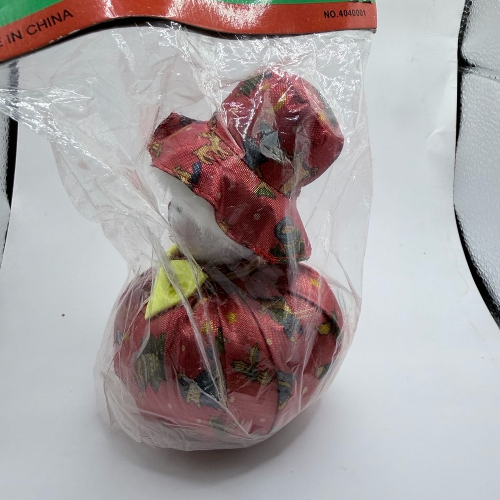 Vintage porcelain Face Red and Yellow Clown Doll Pin Cushion Decor Sewing - Picture 6 of 7
